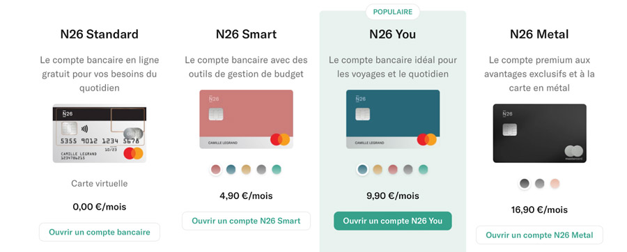 N26 la qualité allemande, gratuitement