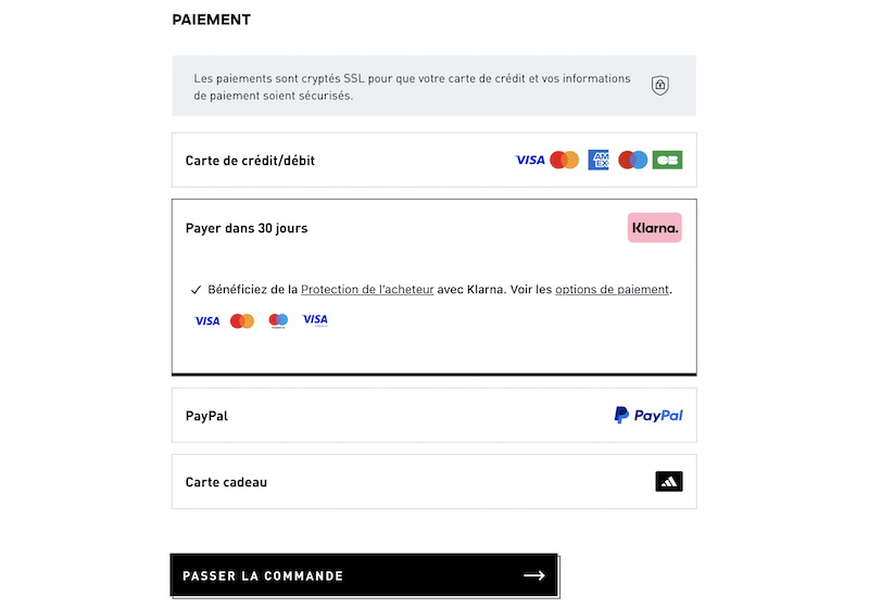 notre avis sur les frais des paiements fractionnés klarna