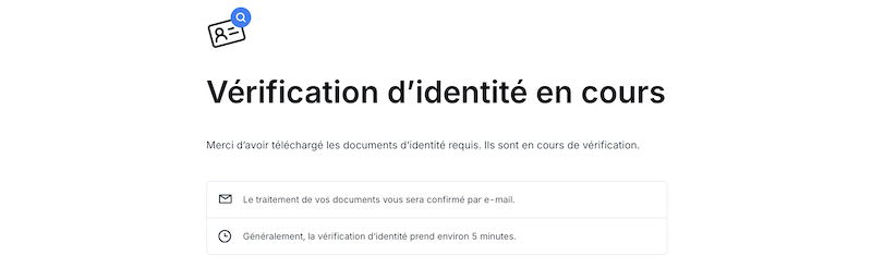 vérifiez votre identité Bitvavo