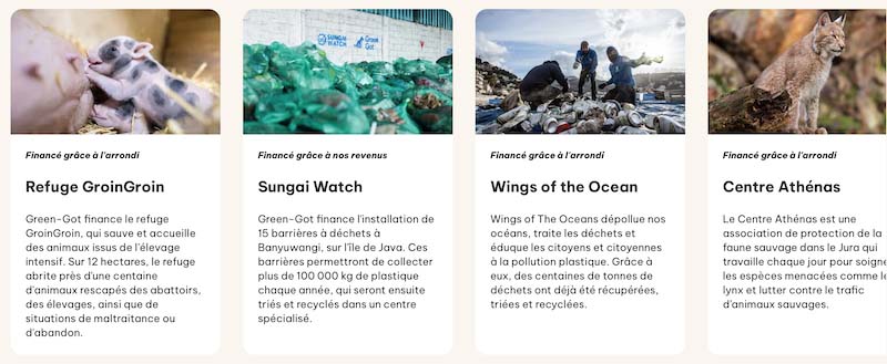 dépenses green got
