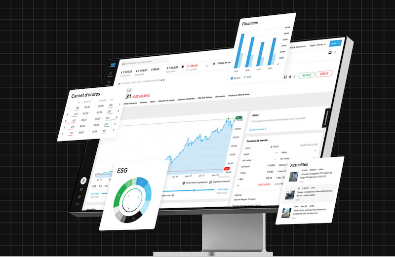 L'interface de Degiro