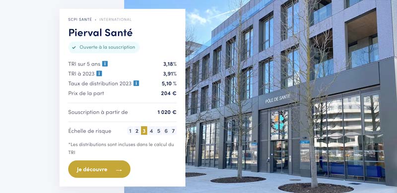 Pierval santé la référence des SCPI Santé