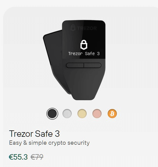trezor safe 3