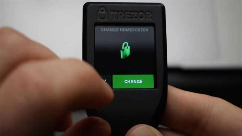 trezor model t fonctionnalités