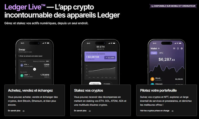 ledger live l'app crypto