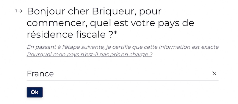 coordonnées de l'investisseur La Première Brique