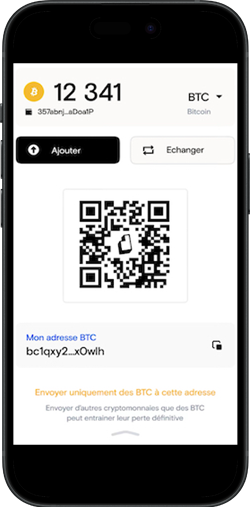 déposer bitcoin deblock