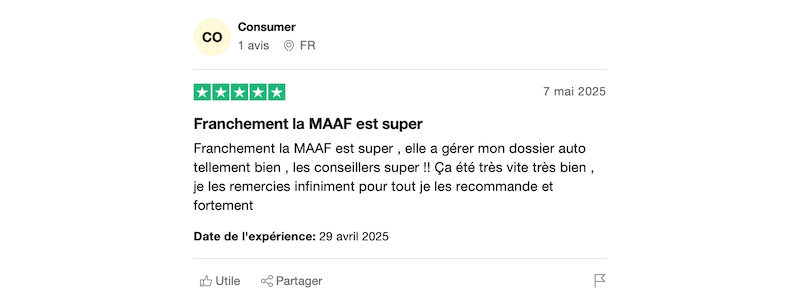 avis positif maaf assurance auto