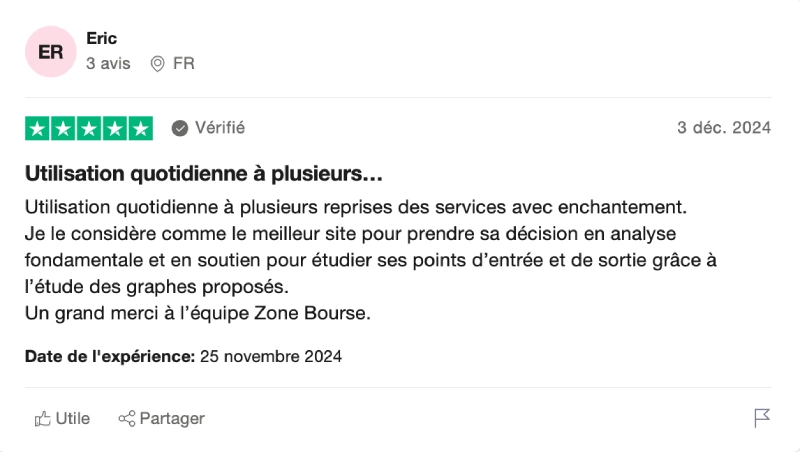 retour client positif 2 zone bourse